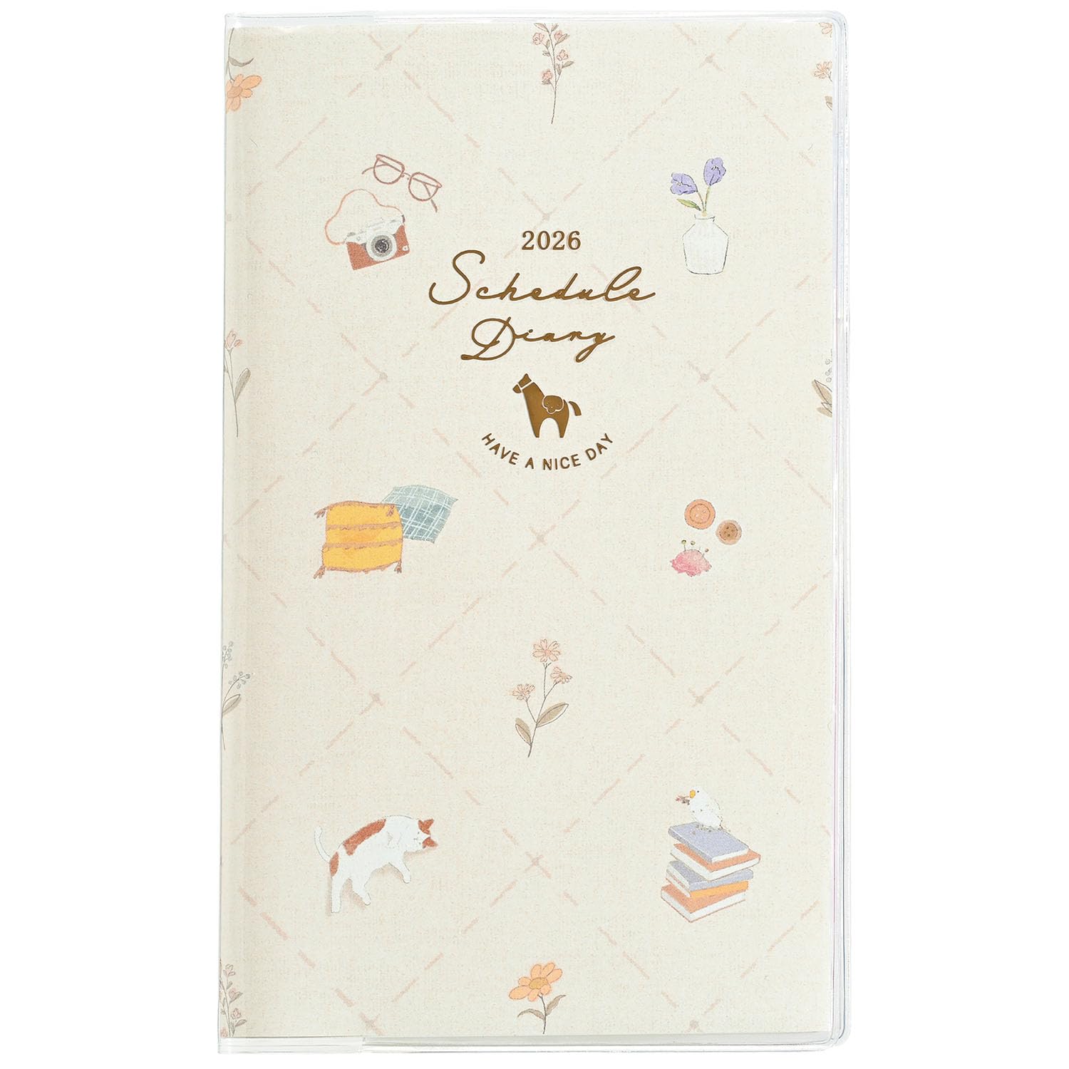 Amazon.co.jp: クツワ 手帳 カラーインデックス手帳 2026年 スリム